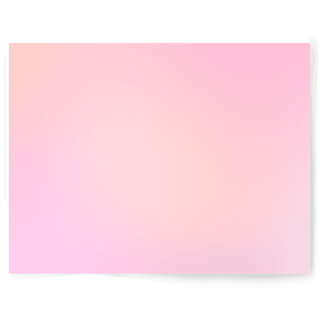 Baby Pink Peach Gradient | Single-sided Backdrop