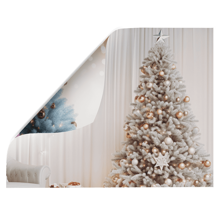 Christmas Tree  | Double-sided Backdrop