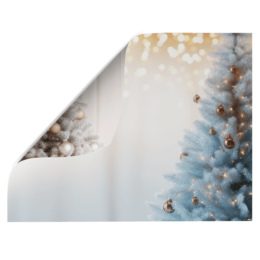 Christmas Tree  | Double-sided Backdrop