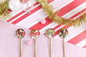 Candy Cane Pinstripe | Single-sided Backdrop