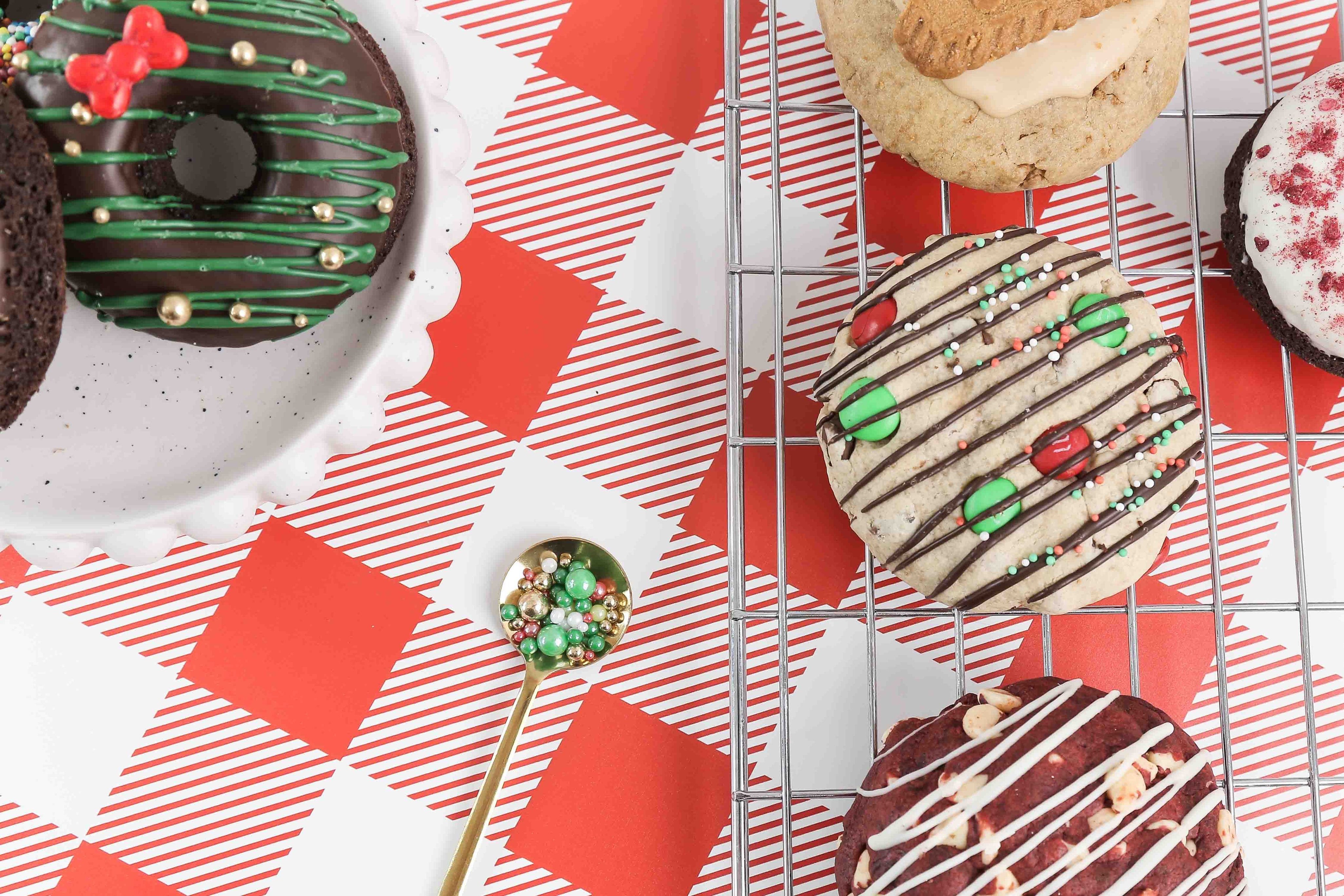 Christmas Gingham | Double-sided Backdrop