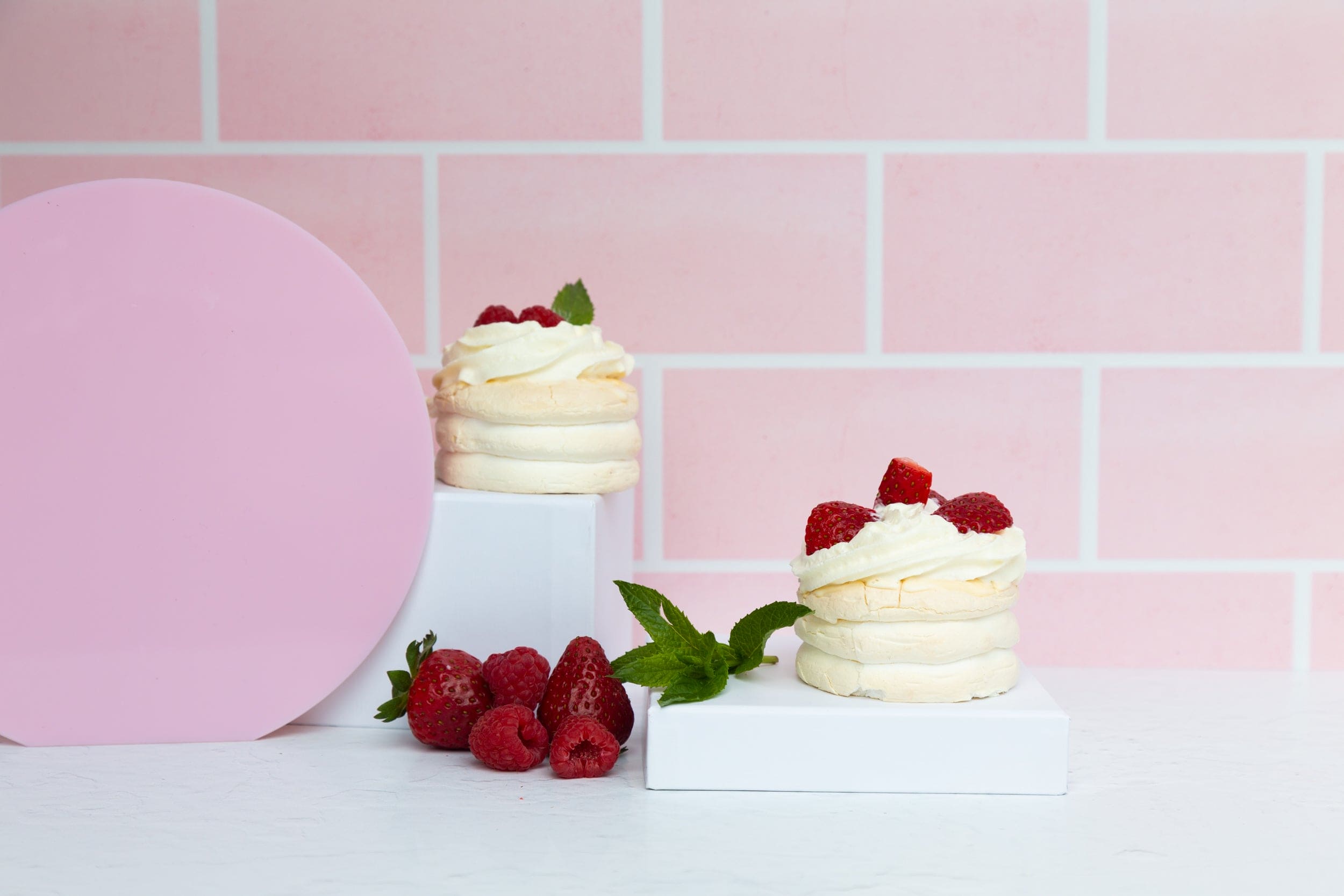 Pretty In Pink Brick | Single-sided Backdrop