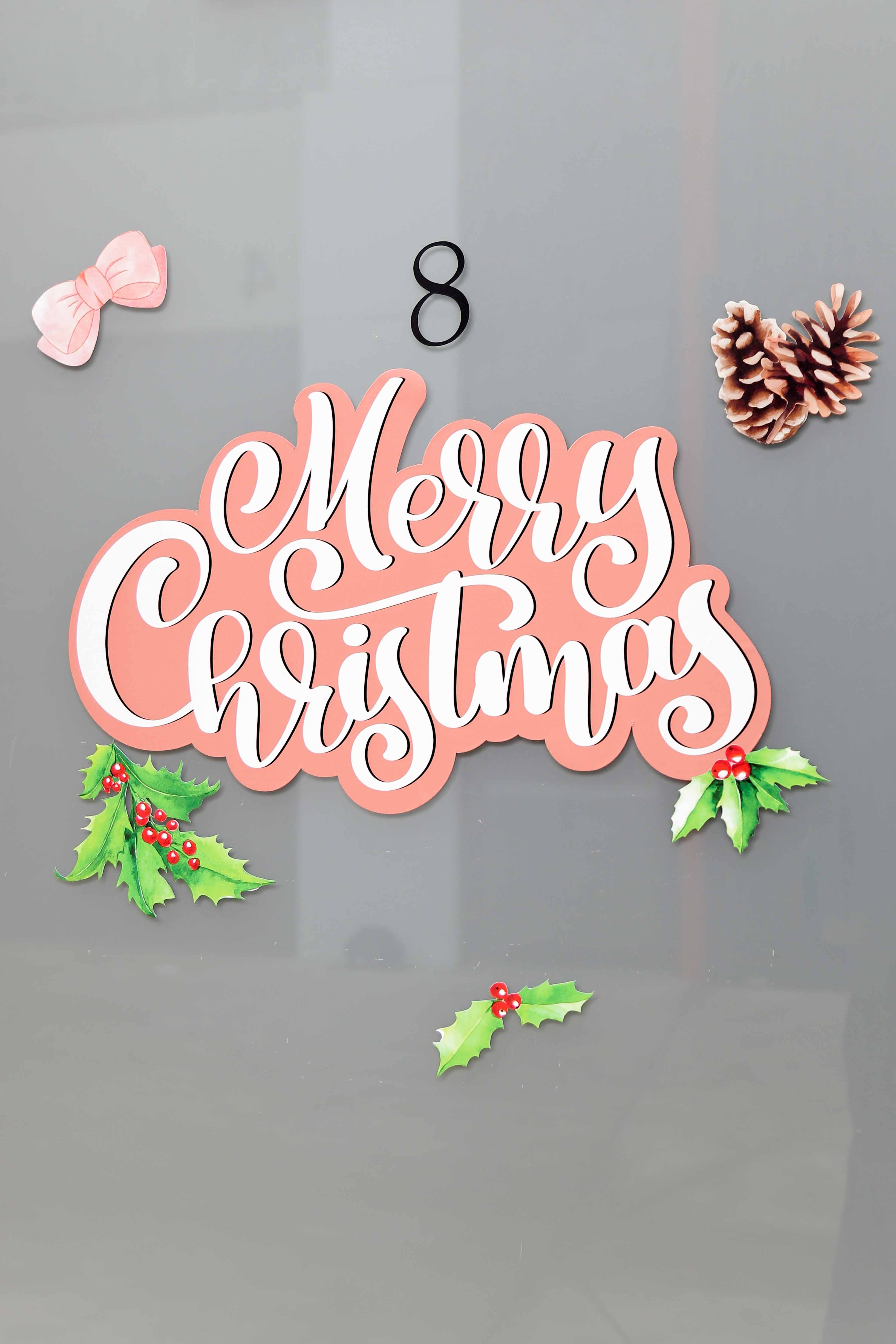 Christmas Writing Window & Wall | Reusable Sticker Decals