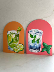 Cocktail Signage Stickers | Reusable Decals