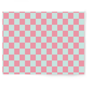 Candy Pink & Blue Check | Single-sided Backdrop