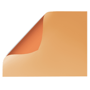 Tangerine | Double-sided Backdrop