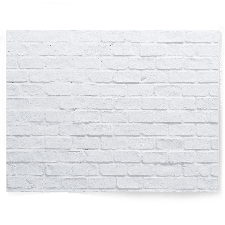 Whitewash Brick | Single-sided Backdrop