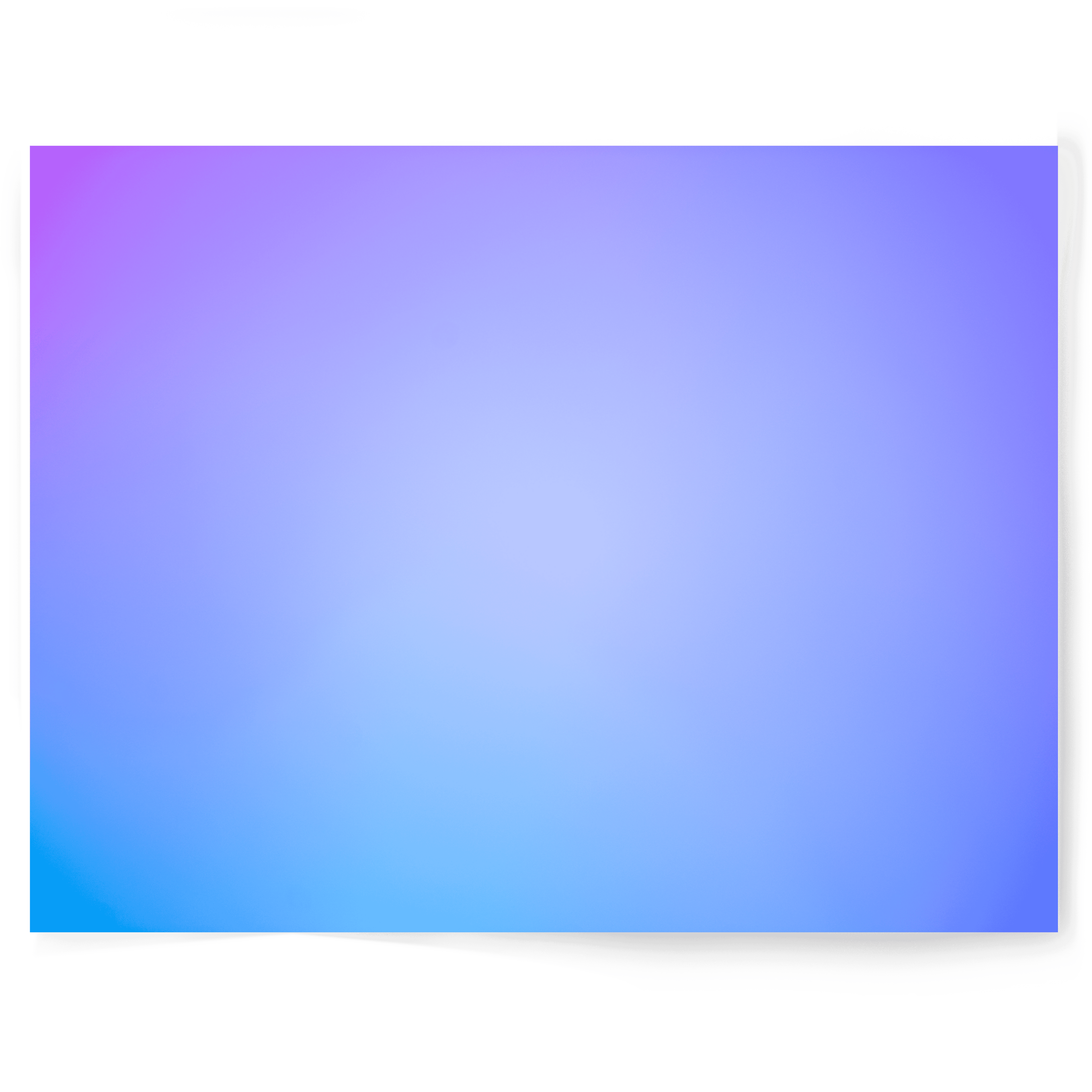 Bright Blue Violet Gradient | Single-sided Backdrop