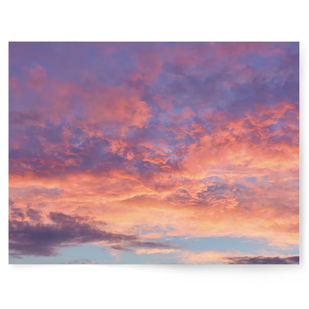 Sunset Clouds | Single-sided Backdrop