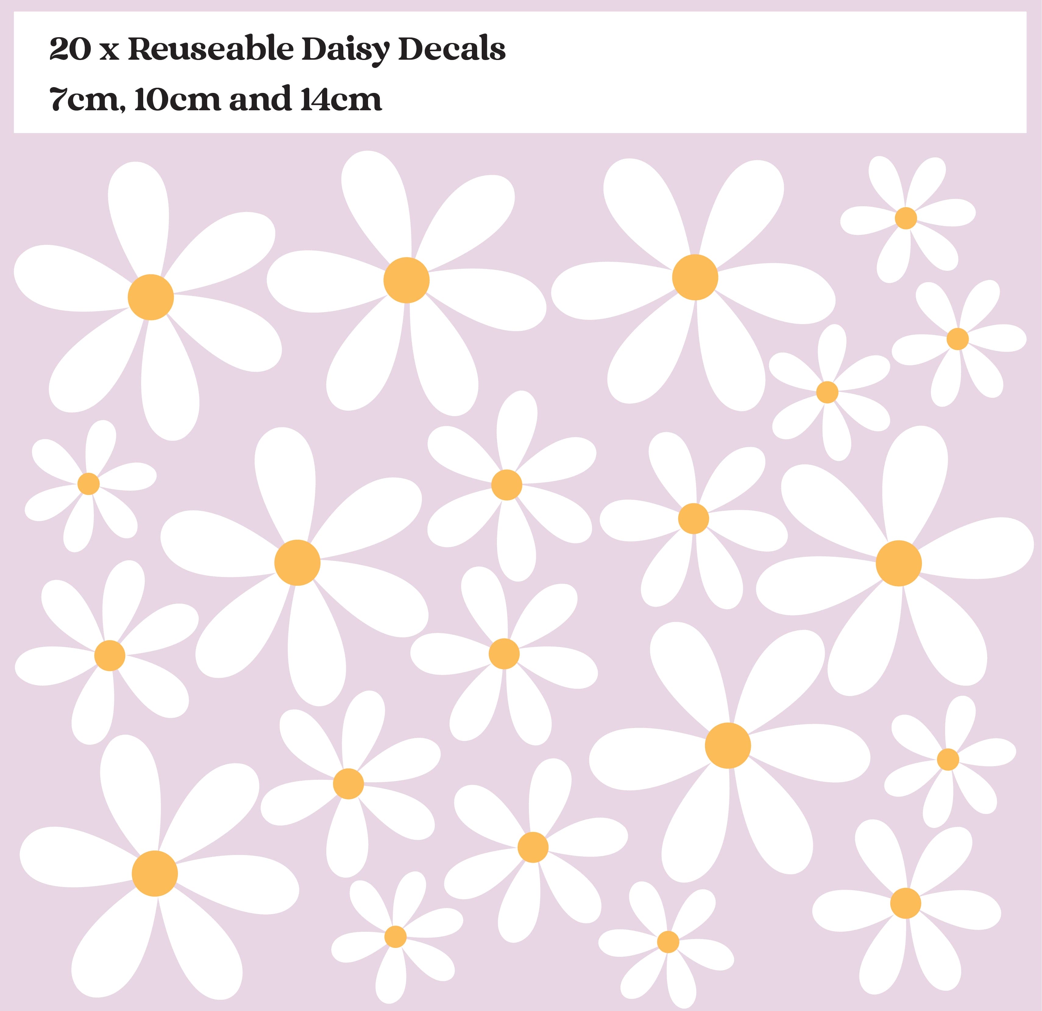 Daisy | Reusable Wall Sticker Decals