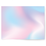 Pinky Blue Fairy Floss Gradient | Single-sided Backdrop