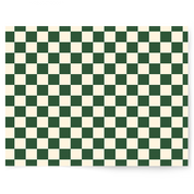 Green + Cream Check | Single-sided Backdrop