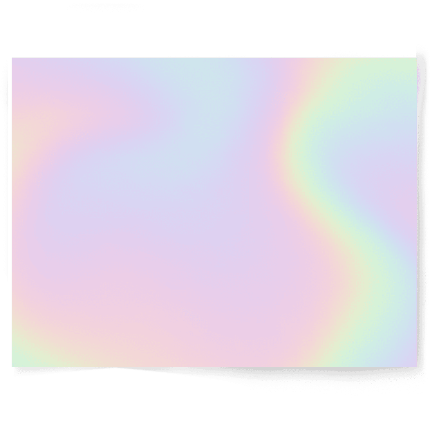 Rainbow Glow | Gradient Single-sided Backdrop