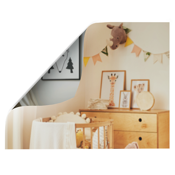 Nursery | Double-sided Backdrop