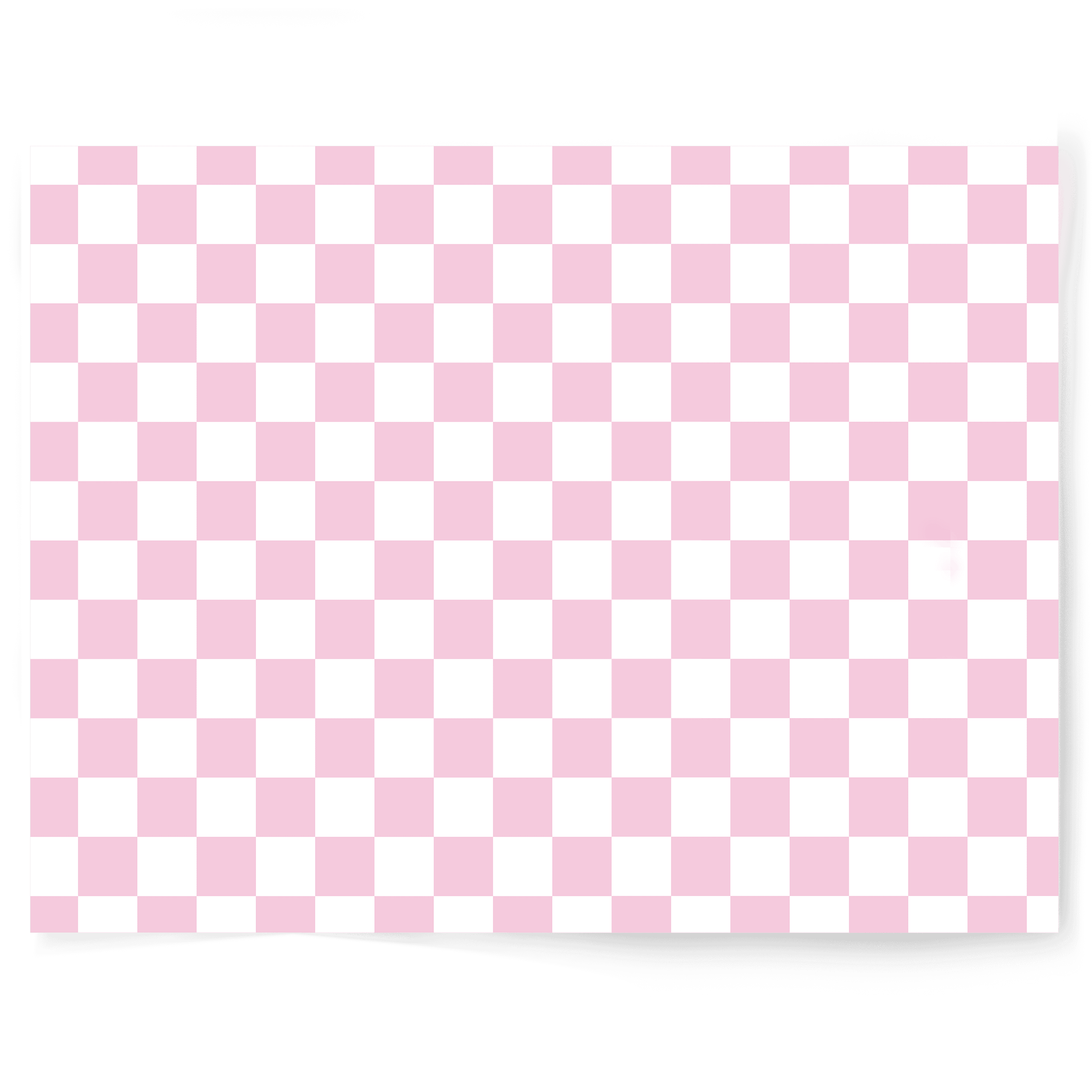 Pink Check It | Single-sided Backdrop