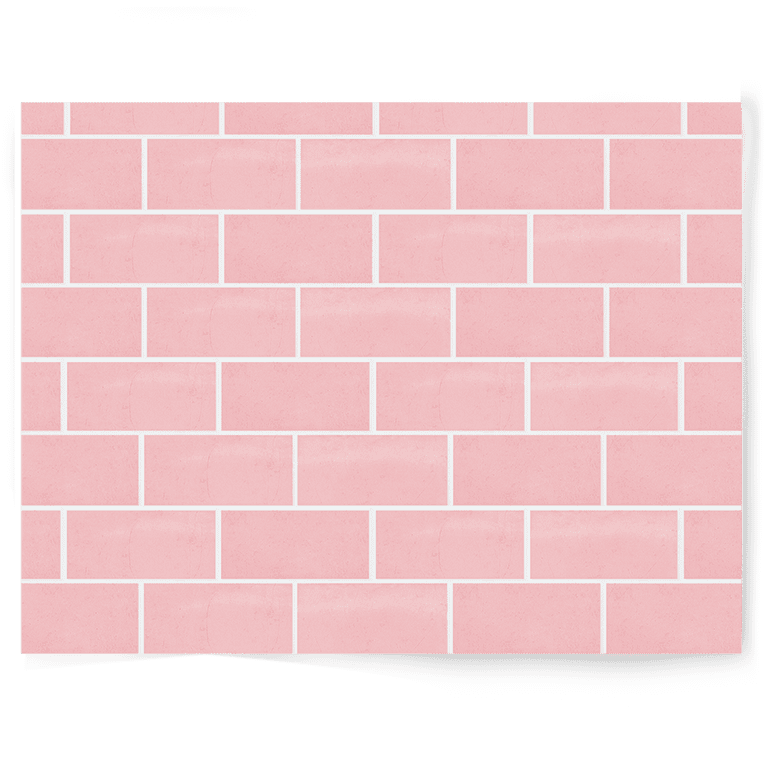 Pretty In Pink Brick | Single-sided Backdrop