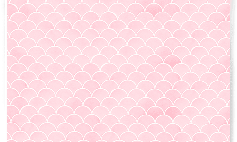 Pretty In Pink fish scale Tile Double-sided vinyl Backdrop - Backdrop Collective