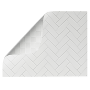 Simply White Tiles | Double-sided Backdrop