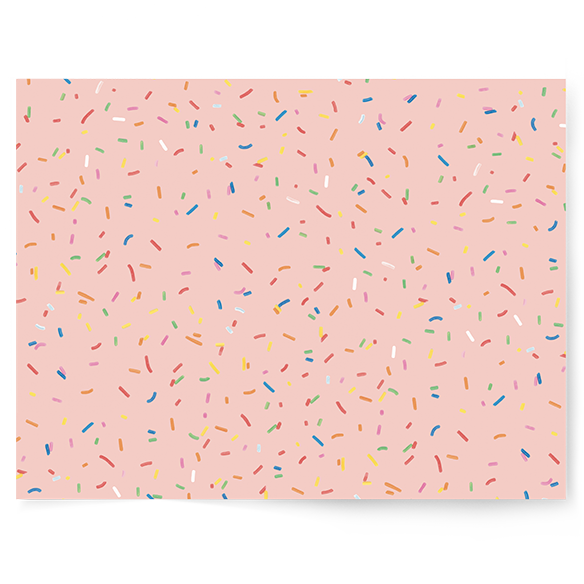 Pink Sprinkles | Single-sided Backdrop