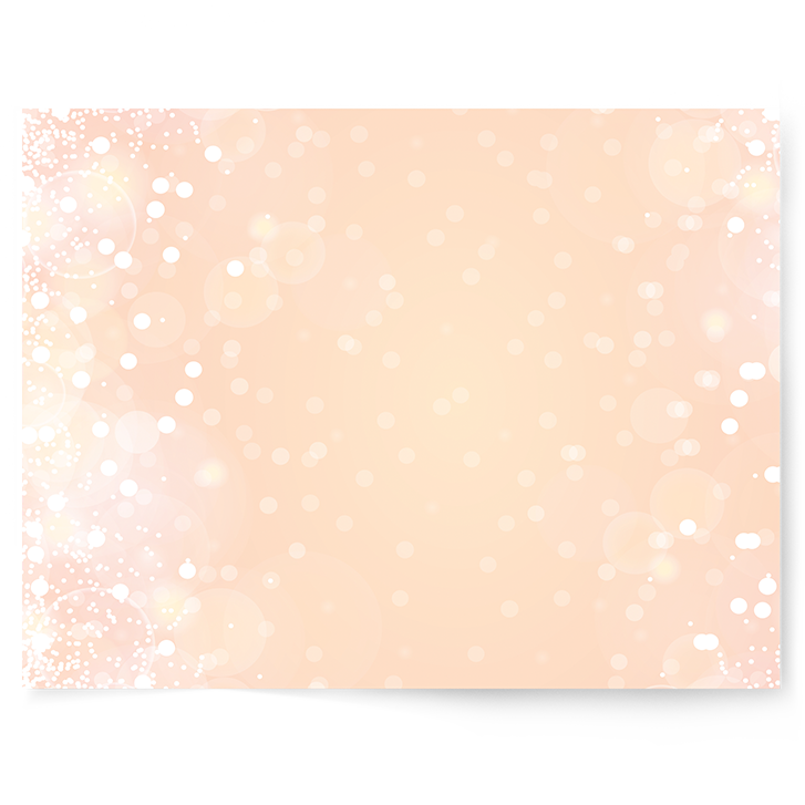 Peach Starlight | Single-sided Backdrop