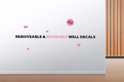 Custom Wall Decal | Reusable Vinyl Stickers