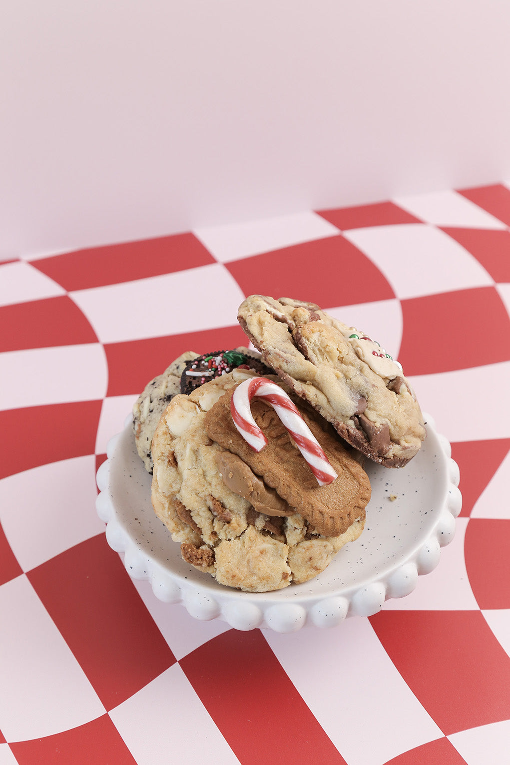 Warped Red Check | Double-sided Photography Backdrop